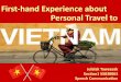 Vietnam travel experiences by Miss Julalak Taweesak 55030063