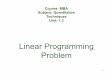 Mba i qt unit-1.3_linear programming in om