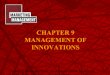 Chapter 09 (management of innovation)