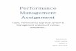 Performance appraisal system & Management systems of various companies