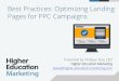 Best practices  optimizing landing pages for ppc campaigns