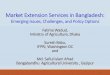 IFPRI - Agricultural Extension Reforms in South Asia Workshop - Md Safiul Afrad - Innovations in market extension in bangladesh