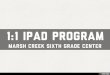 1:1 iPad Program