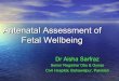 Antenatal assessment of fetal well being