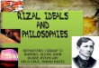 Rizal Ideals and Philosophies