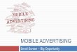 Mobile Advertising: Small Screen, Big Opportunity