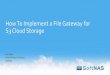 How to Implement a File Gateway for S3 Cloud Storage