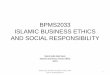 BPMS2033 Islamic Business Ethics and Social Responsibility-Fundamental