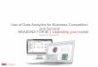 Use of Data Analytics for Business Competition and Survival