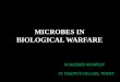 Microbes in biological warfare