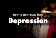 Depression- A natural way out