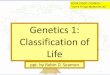 Genetics 1: Classification- Kingdoms & Cladograms