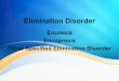 Elimination disorder - dsm V