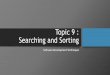 SDT Topic-09: Searching & Searching