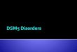 All DSM5 Disorders