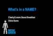 What's in a name? - Prostate Cancer UK. Brand Breakfast 23 April 2015