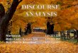 Discourse Analysis (Intro to Linguistics)