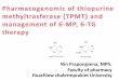 Pharmacogenomic of TPMT which affected to plasma level of thiopurine drugs