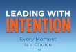 How to Lead With Intention — Mindy Hall