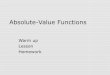 Absolute value functions