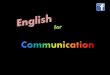 English for communication