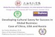 Developing Cultural Savvy for Success in Global Business: Case of China, USA and Russia