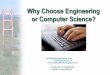 Why Choose Engineering or Computer Science