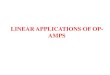 Op amp applications cw nonlinear applications