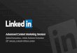 Advanced Content Marketing session 29-01-2015 LinkedIn London