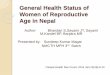 General health status of women