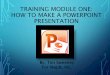 TSweeney training end users presentation