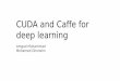 CUDA and Caffe for deep learning