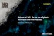 VMworld Europe 2014: Advanced SQL Server on vSphere Techniques and Best Practices