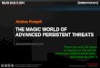 The magic world of Advanced Persistent Threat - Andrea Pompili - Codemotion Milan 2014