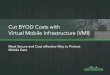 Cut BYOD Costs Using Virtual Mobile Infrastructure - VMI