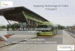 Bus Karo 2.0 Webinar 2: Applying Technology to Public Transport