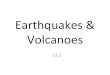 12.2 earthquakes & volcanoes ii