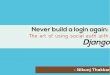 Never build a login again - The art of using social Auth using Django
