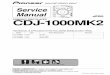 Manual tecnico Pionner cdj 1000-mk2 completo