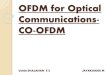 Ofdm for optical communications co ofdm