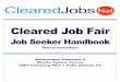Cleared Job Fair Job Seeker Handbook Feb 4, 2015, Tysons Corner, VA