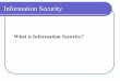 Introduction Network security