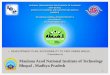 Development Plan- Planning interventions by (MANIT) Maulana Azad National Institute of Technology