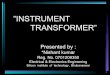 instrument transformer