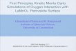 First Principles Thermodynamics and Kinetic Monte Carlo Simulations: A case study of LaMnO3 (001) surface