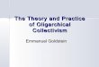 The theory and practice of oligarchical collectivism in 1984