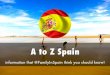 A to Z About Spain