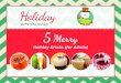 5 Merry Holiday Drinks (for Adults) | Holiday Survival Guide
