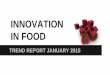 Food innovations jan '15