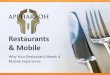 Restaurants Mobile Apps